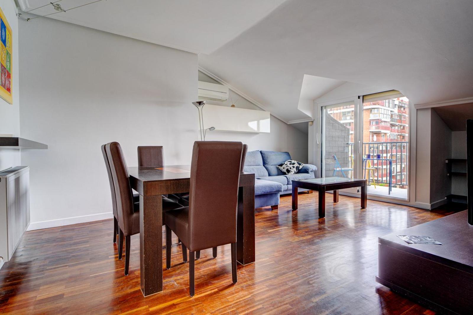 Luminoso Atico Con Terraza, Irun, Parking, 4Pax Apartment Exterior foto